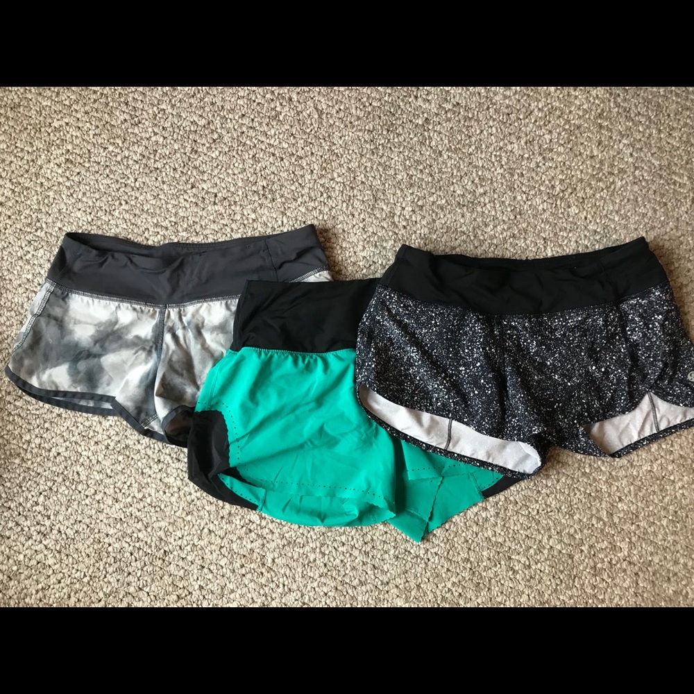 Set of 3 Lululemon shorts